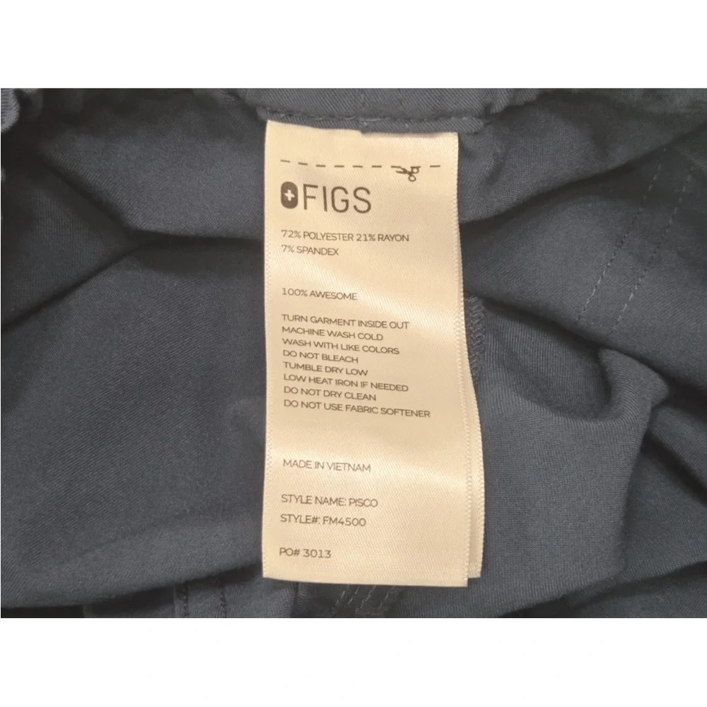Figs Mens Pisco Basic Scrub Pants Bottoms Navy Blue FM4500 Size XL
